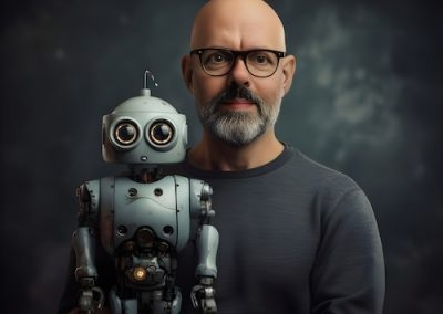 Dave Birss Generated by Midjourney and FaceSwap